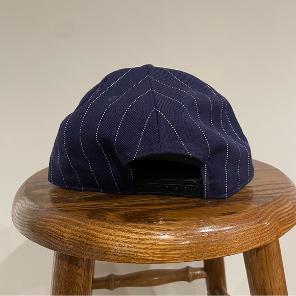 New Era Duke Blue Devils Striped 9Fifty Hat “Blue / Black” - Picture 3 of 6